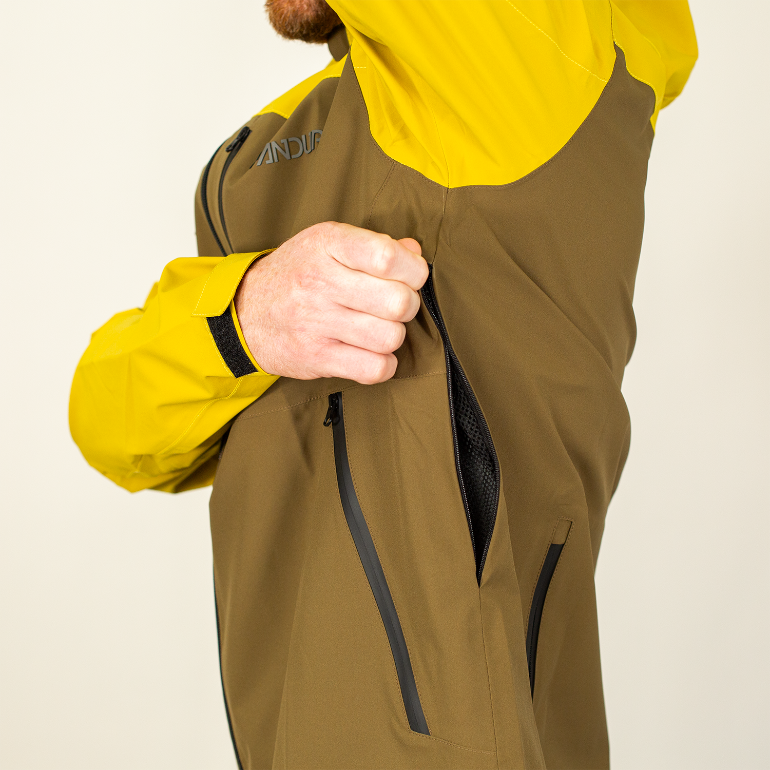Handup HydroSend Shell - Citrine/Forest Khaki