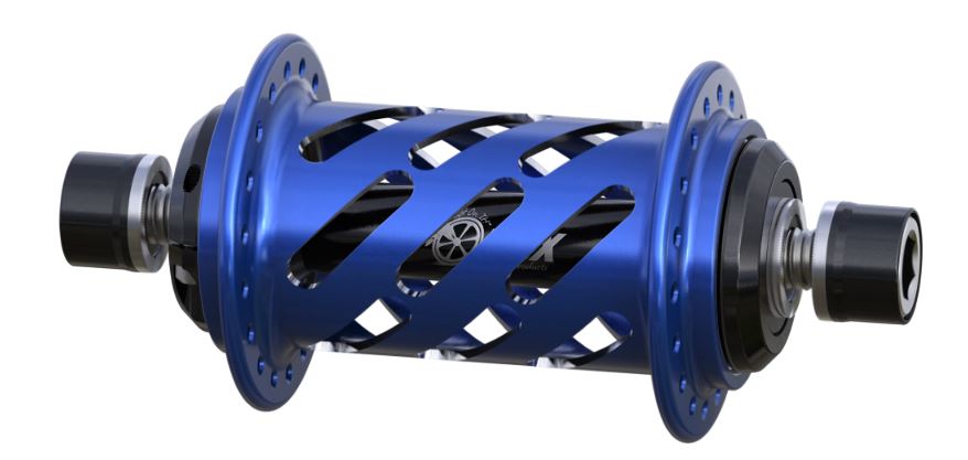 Onyx BMX 100/10mm Bolt-on Helix Front Hub 28H & 36H