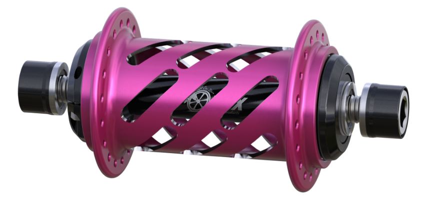 Onyx BMX 100/10mm Bolt-on Helix Front Hub 28H & 36H