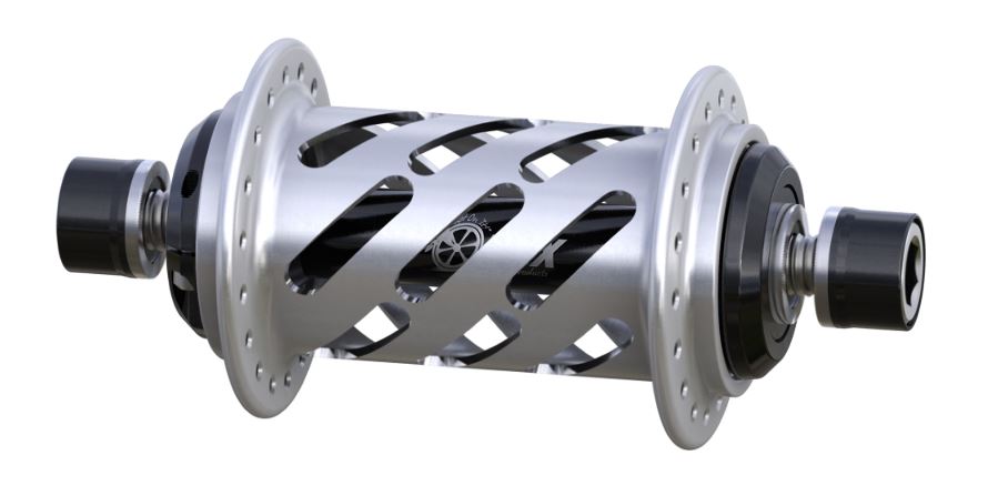 Onyx BMX 100/10mm Bolt-on Helix Front Hub 28H & 36H