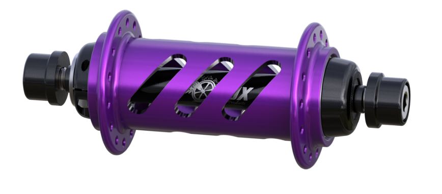 Onyx BMX 100/8mm Bolt-on Helix Front Hub 28 Hole