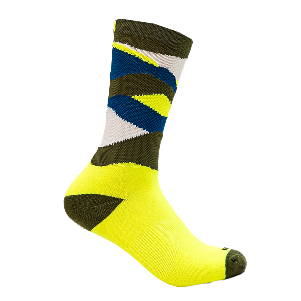 Handup Socks - Hi Viz Ridge Rider