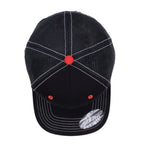 Syndyt Black Mesh Flat Bill Snapback Hat