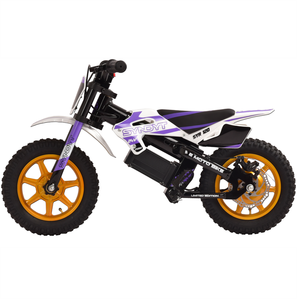 SYNDYT SYR 120 12" E Balance Bike. 24 Volts. 10 AH. 250 Watts. 5, 8, 12mph