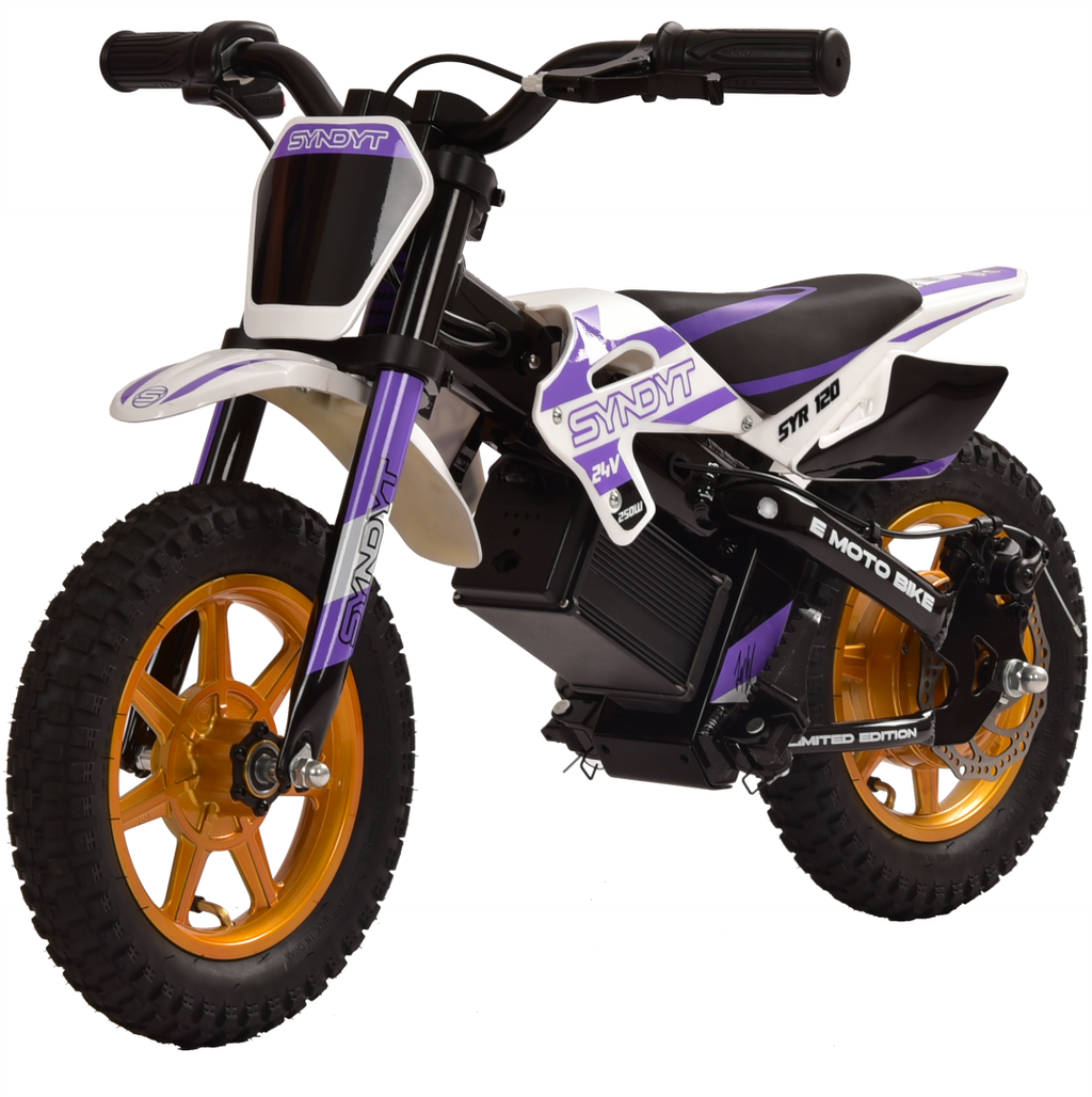 SYNDYT SYR 120 12" E Balance Bike. 24 Volts. 10 AH. 250 Watts. 5, 8, 12mph