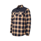 Handup Flannel Jacket - Navy/Tan Plaid