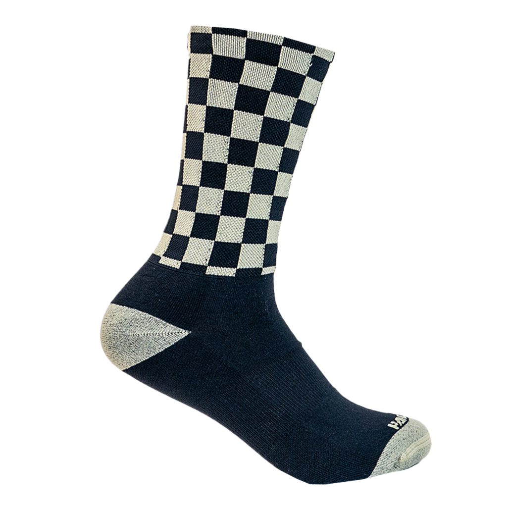 Socks - Checkered Black/Tan