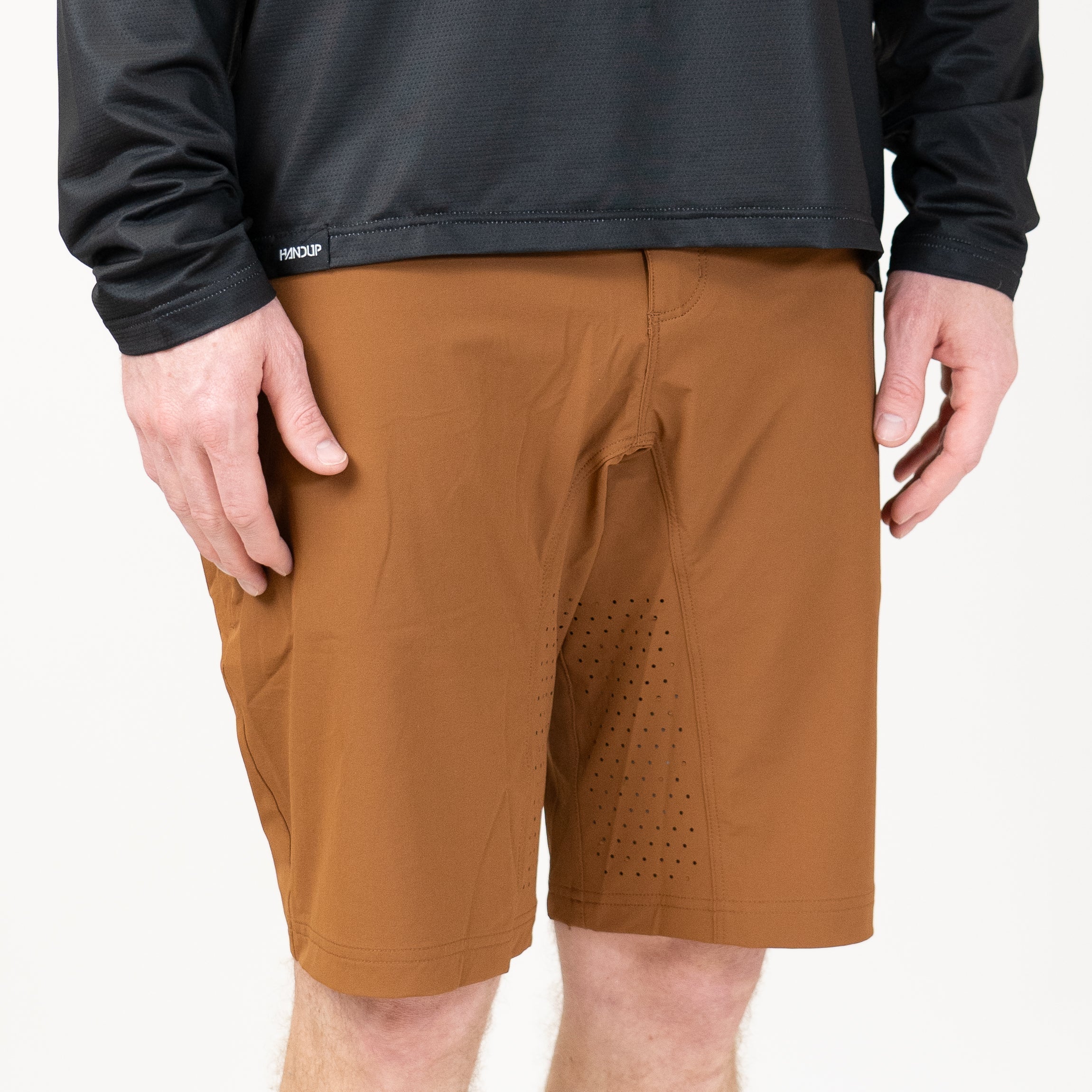 Handup Trail Rambler Short - Saddle Brown