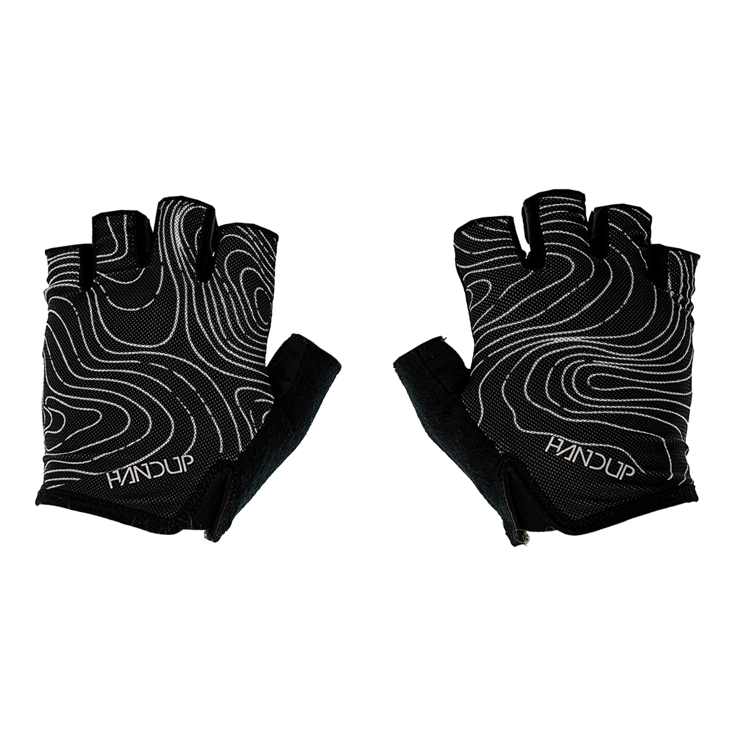 Handup Shorties - Topo Map Black