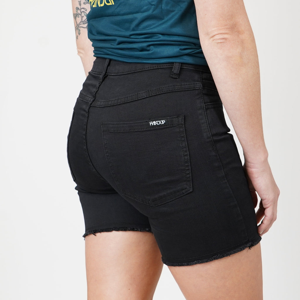 Handup 5.5" Stretch Jorts - Pure Black