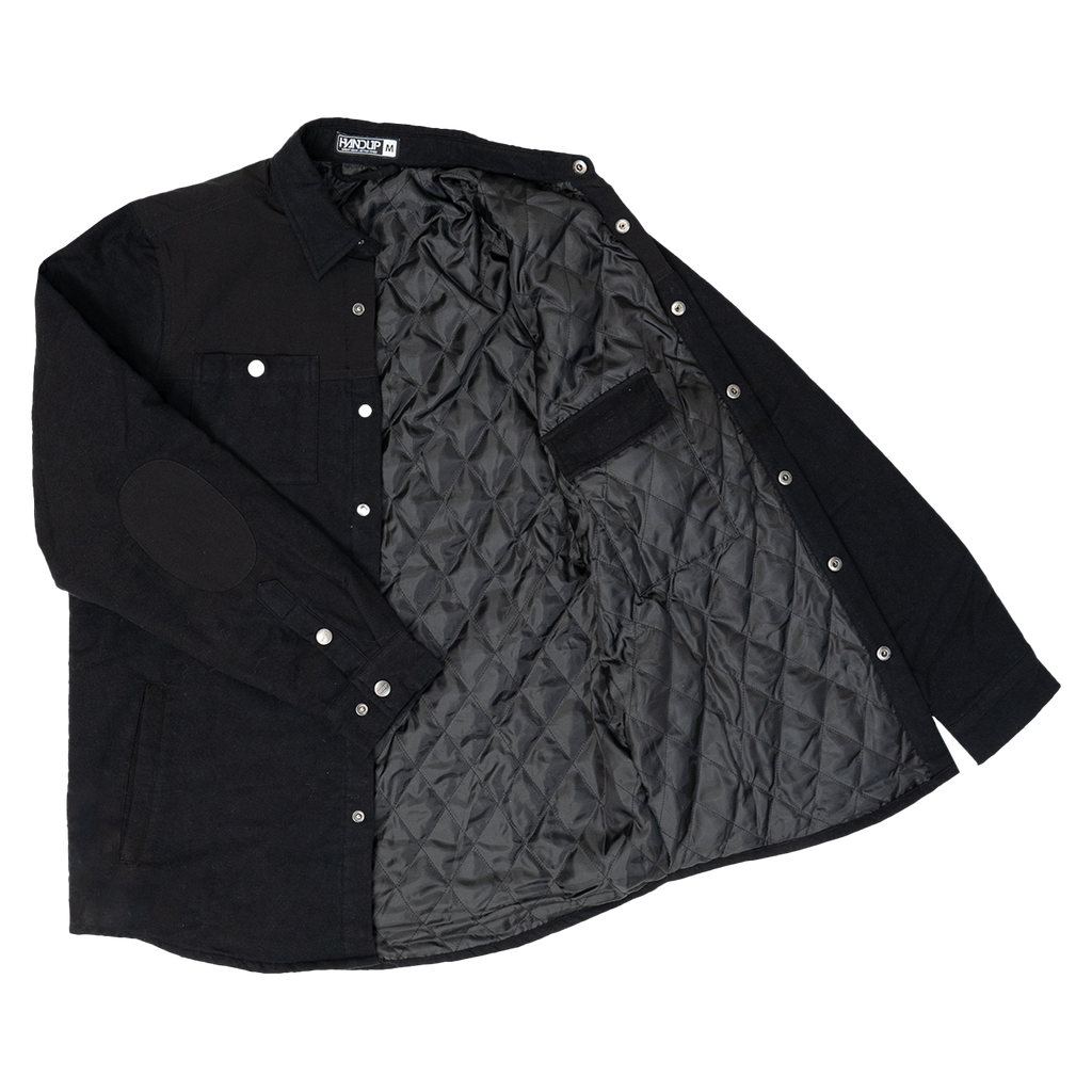 Flannel Jacket - Black on Black