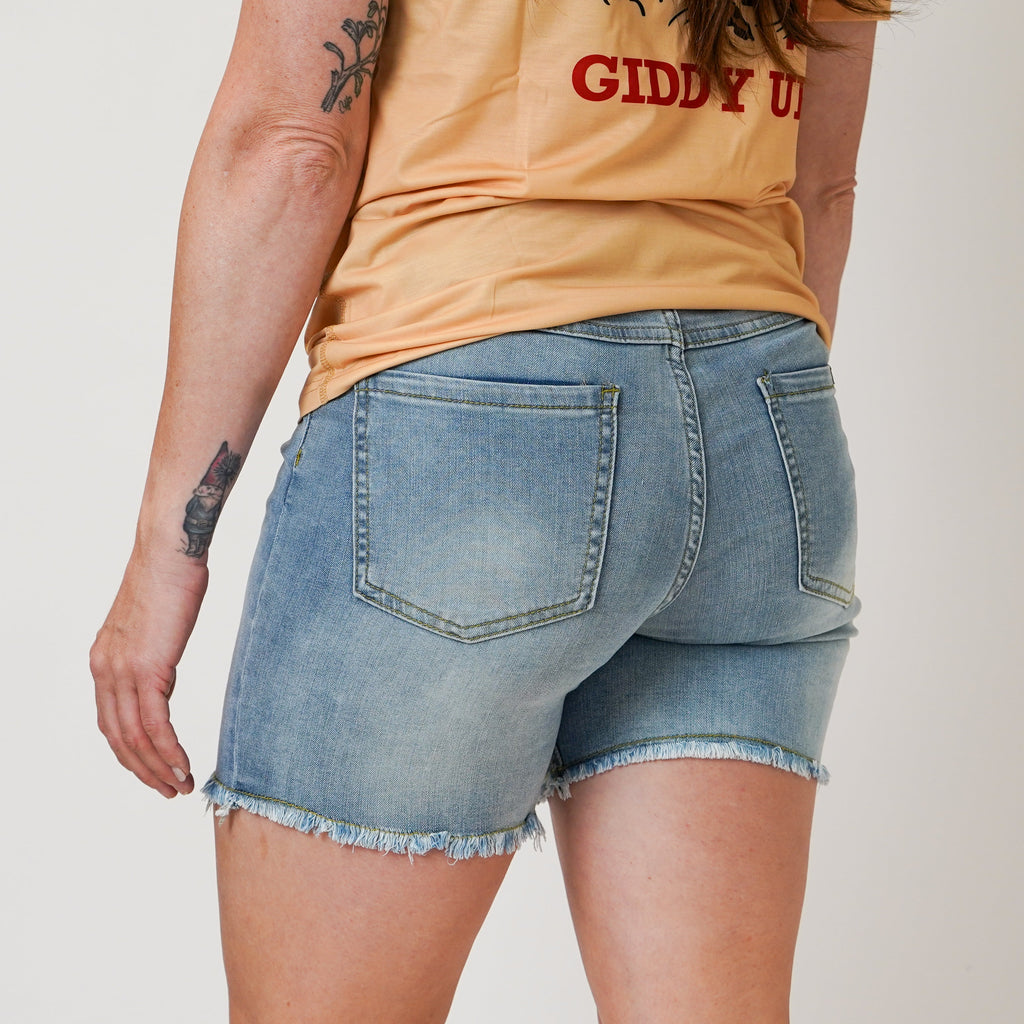 Handup 5.5" Stretch Jorts - Light Blue