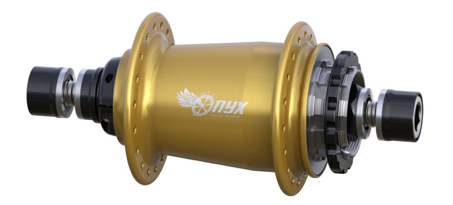 Onyx BMX ULTRA HG-110/10mm Bolt-on Rear Hub 36H