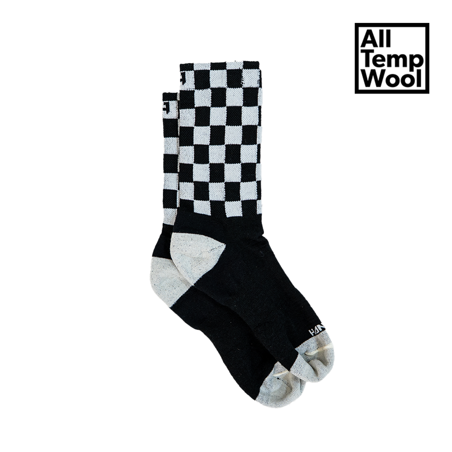 Handup Socks -  Checkered Wool