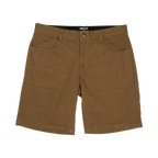 WorkHorse Stretch Canvas Short - Coffee Brown