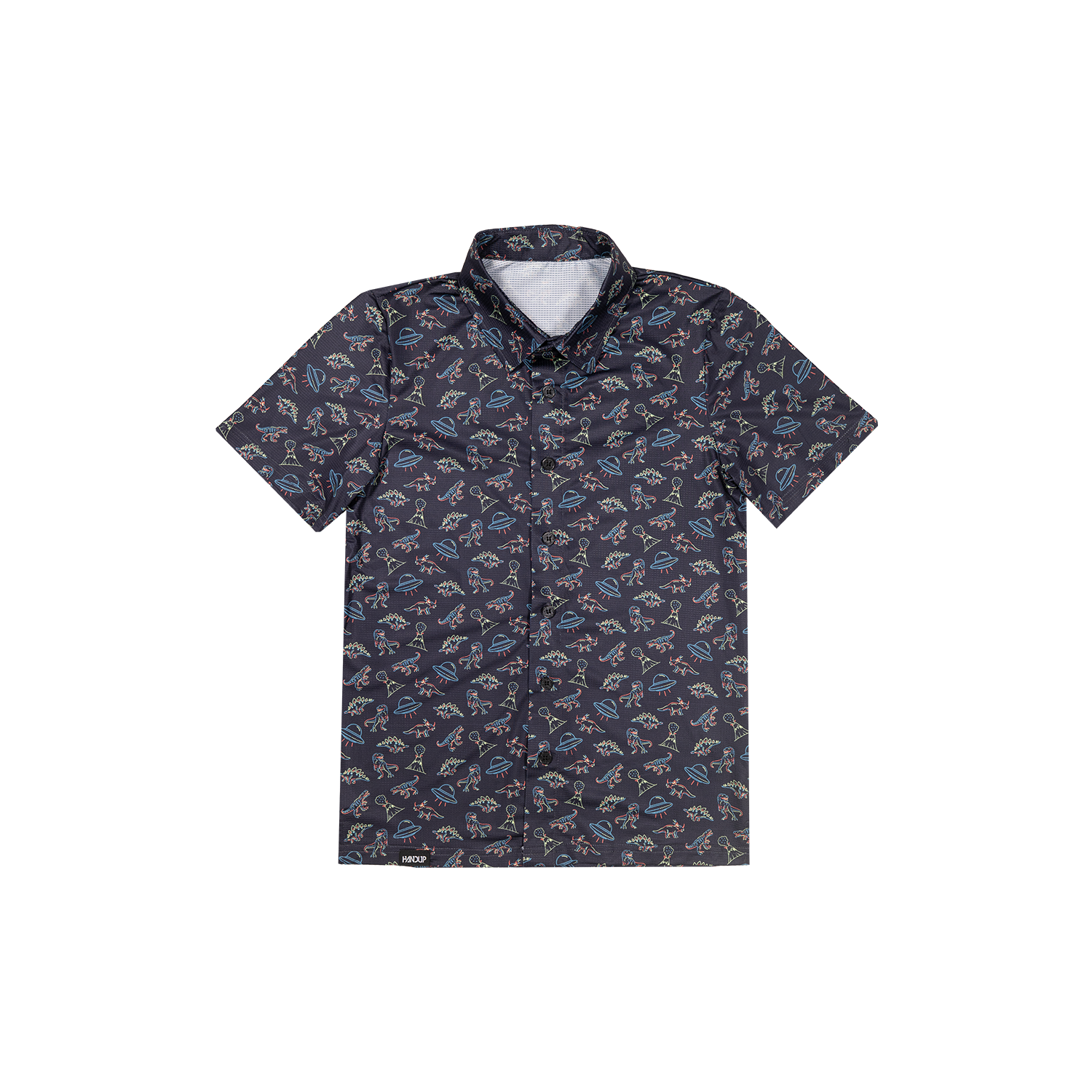 Youth FlexGRID Button Up - UFO Dinos