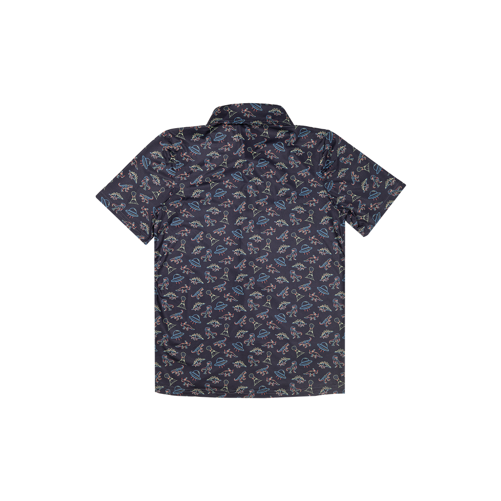 Youth FlexGRID Button Up - UFO Dinos