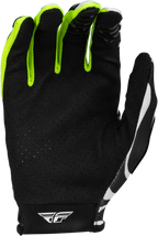 FLY RACING LITE UNCAGED GLOVES BLACK/WHITE/NEON GREEN