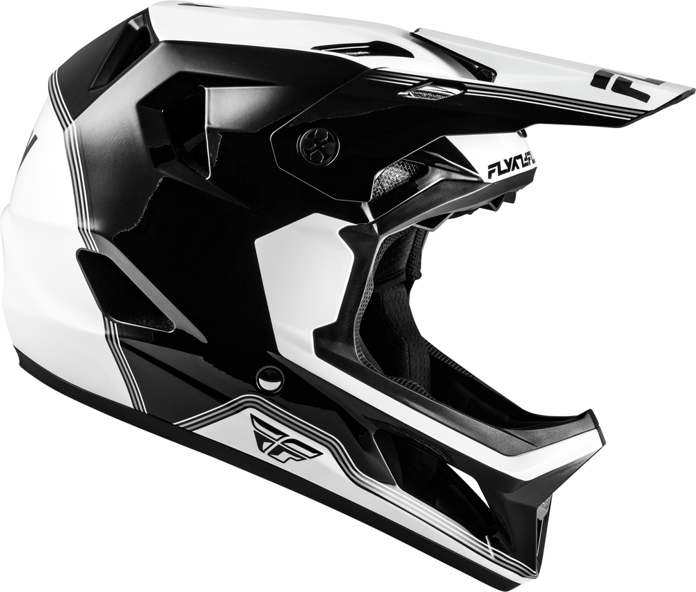 2026 FLY RACING RAYCE REPEAT BICYCLE HELMET BLACK/WHITE