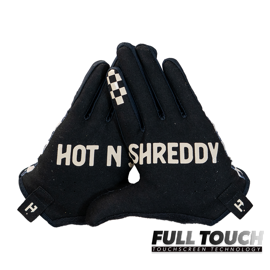 Handup Gloves - Checkered Black/Tan