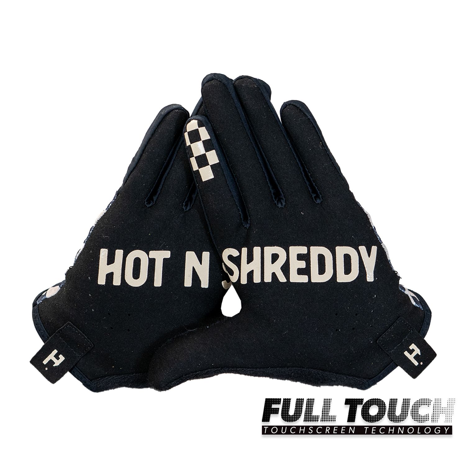 Handup Gloves - Checkered Black/Tan