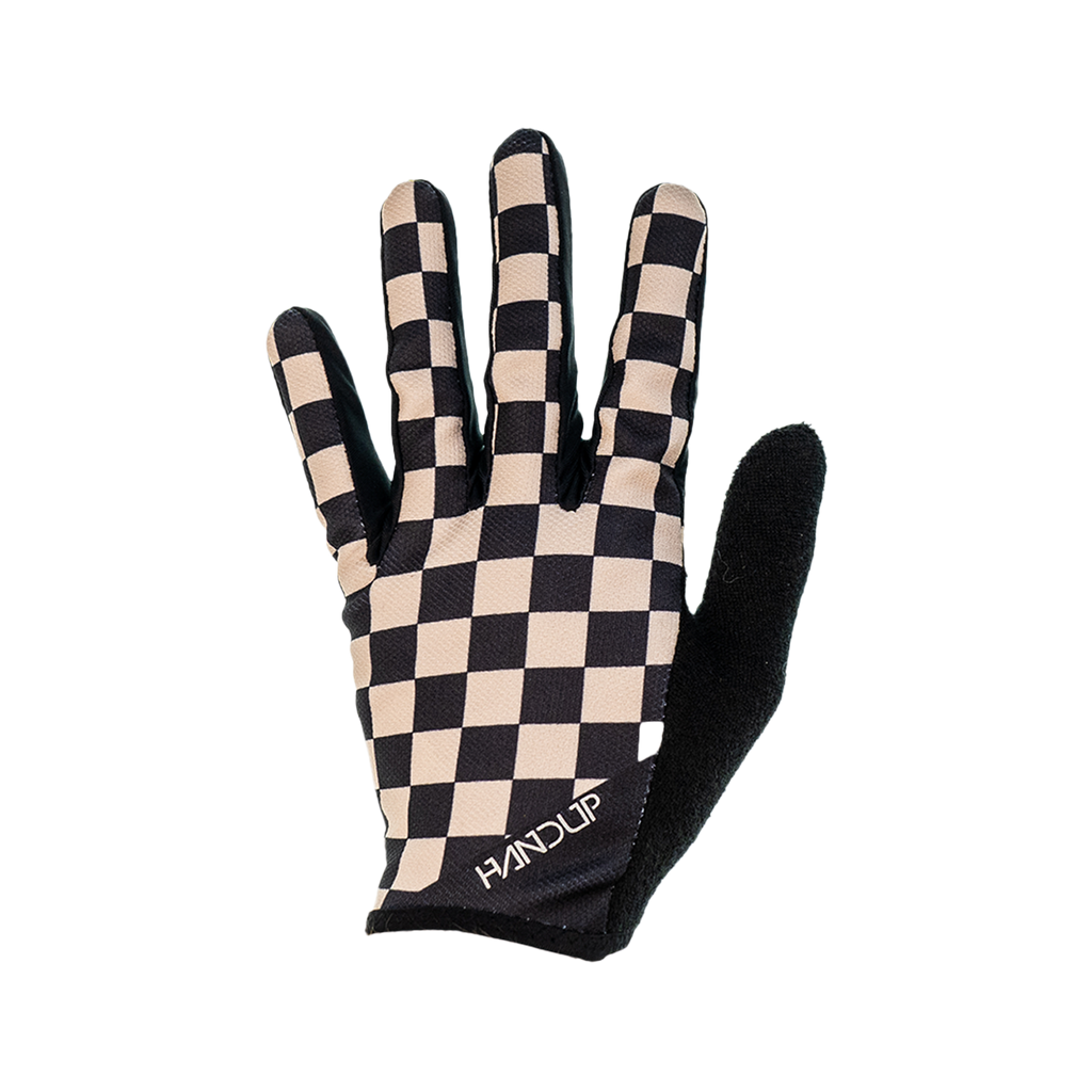 Handup Gloves - Checkered Black/Tan