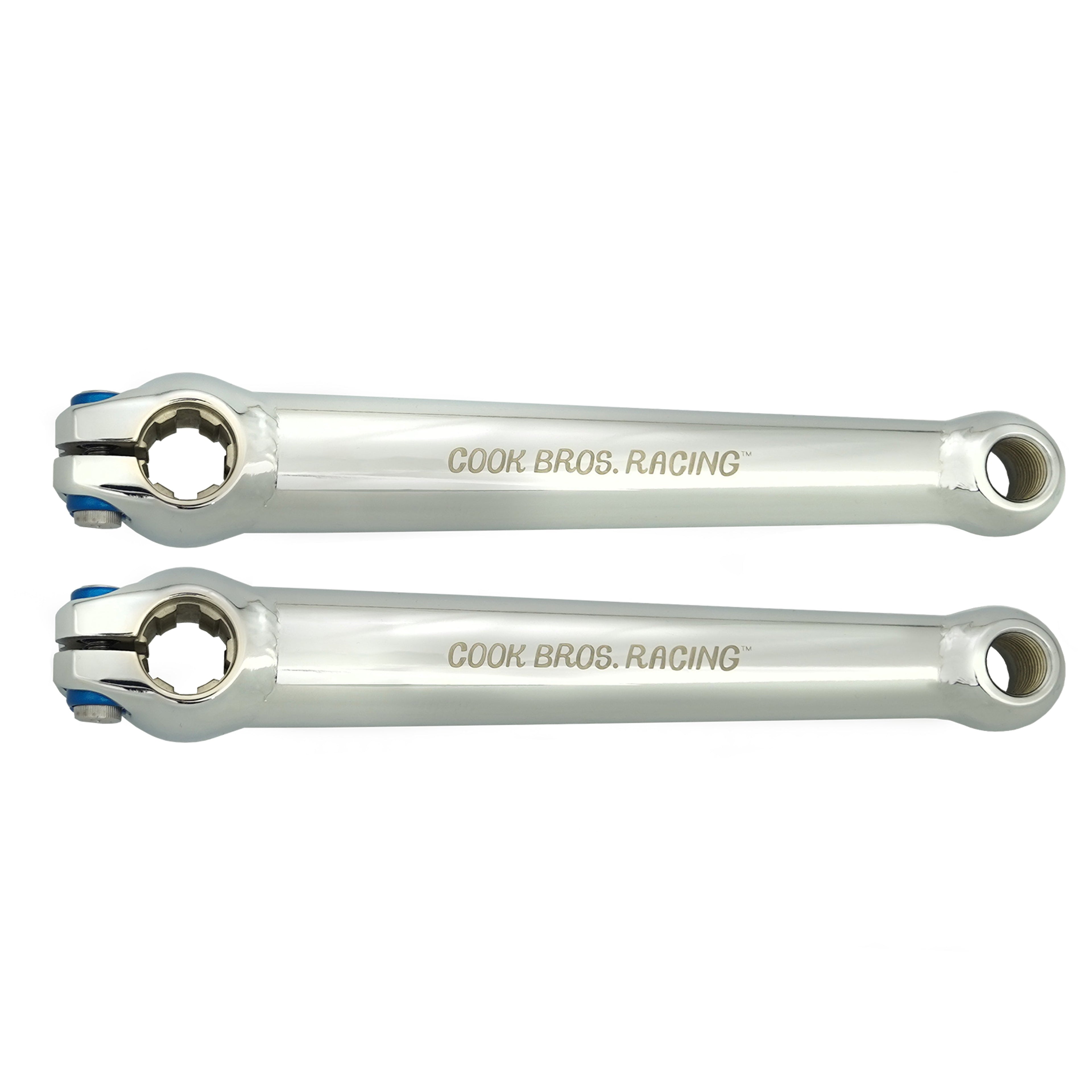 Cook Bros Racing Chromo "Dogbone" Crankset