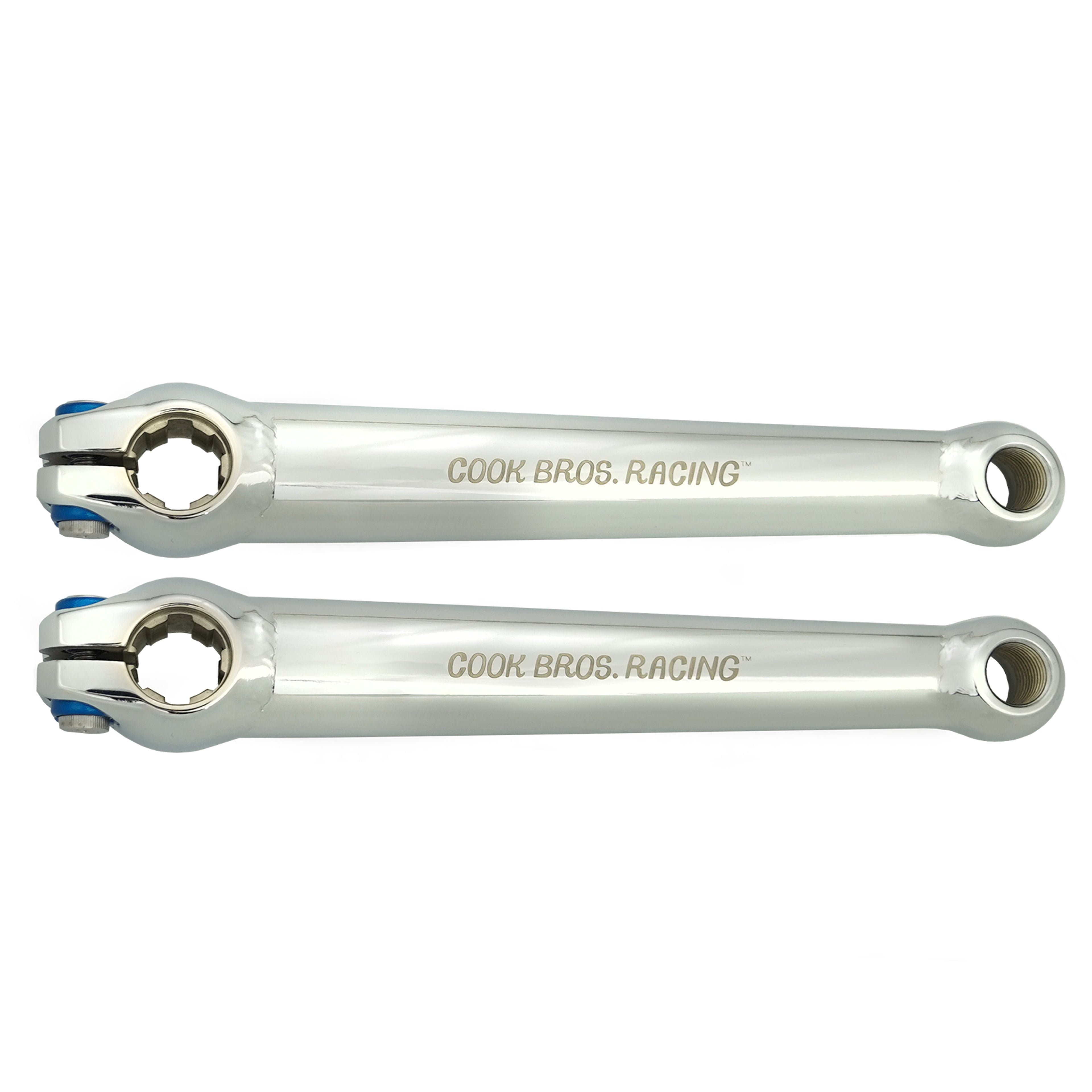 Cook Bros Racing Chromo "Dogbone" Crankset