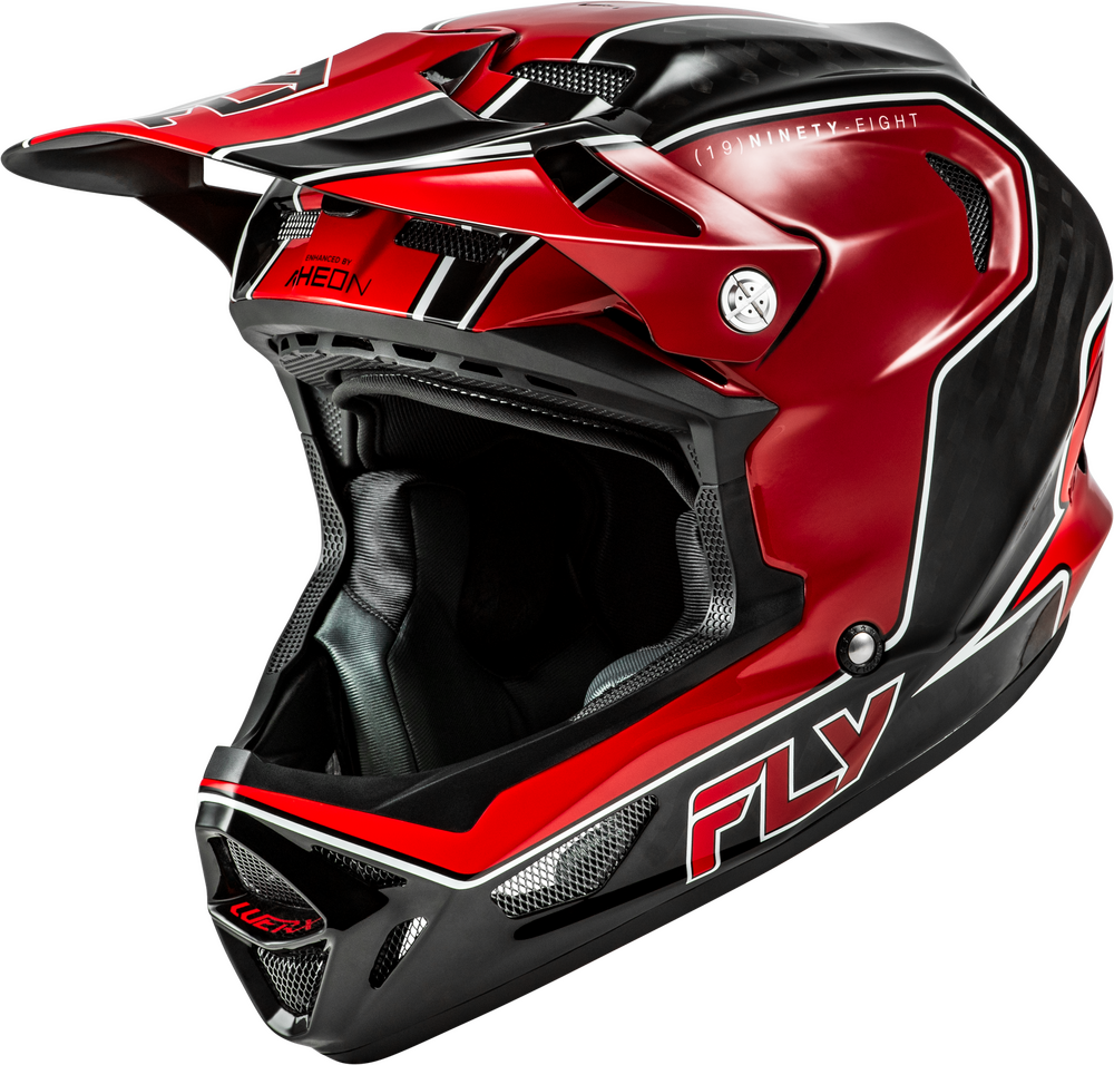2026 WERX-R FLOW CARBON HELMET BLACK CARBON/RED
