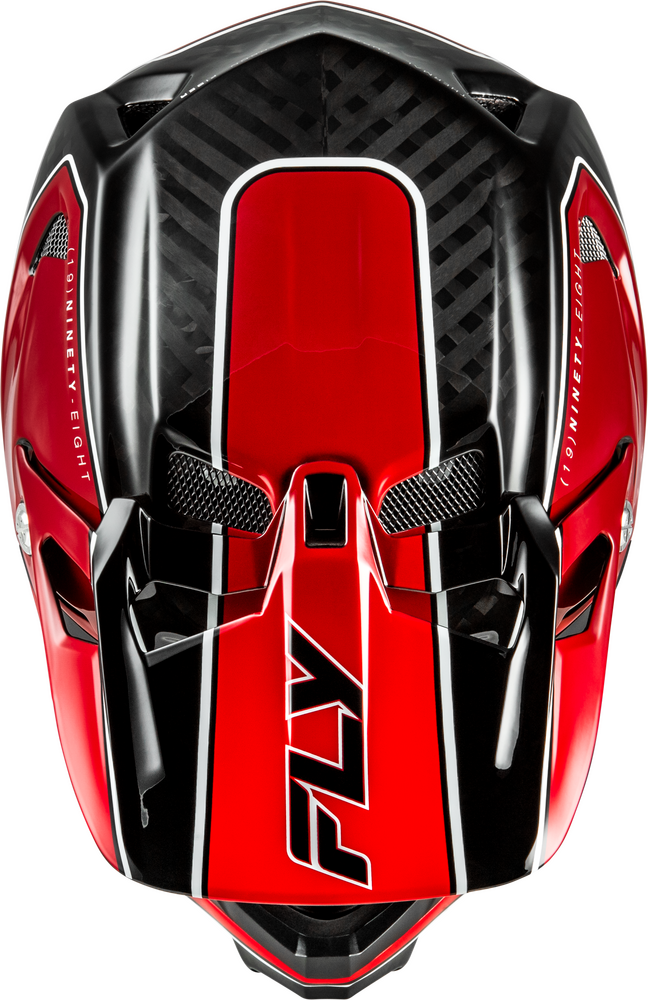 2026 WERX-R FLOW CARBON HELMET BLACK CARBON/RED
