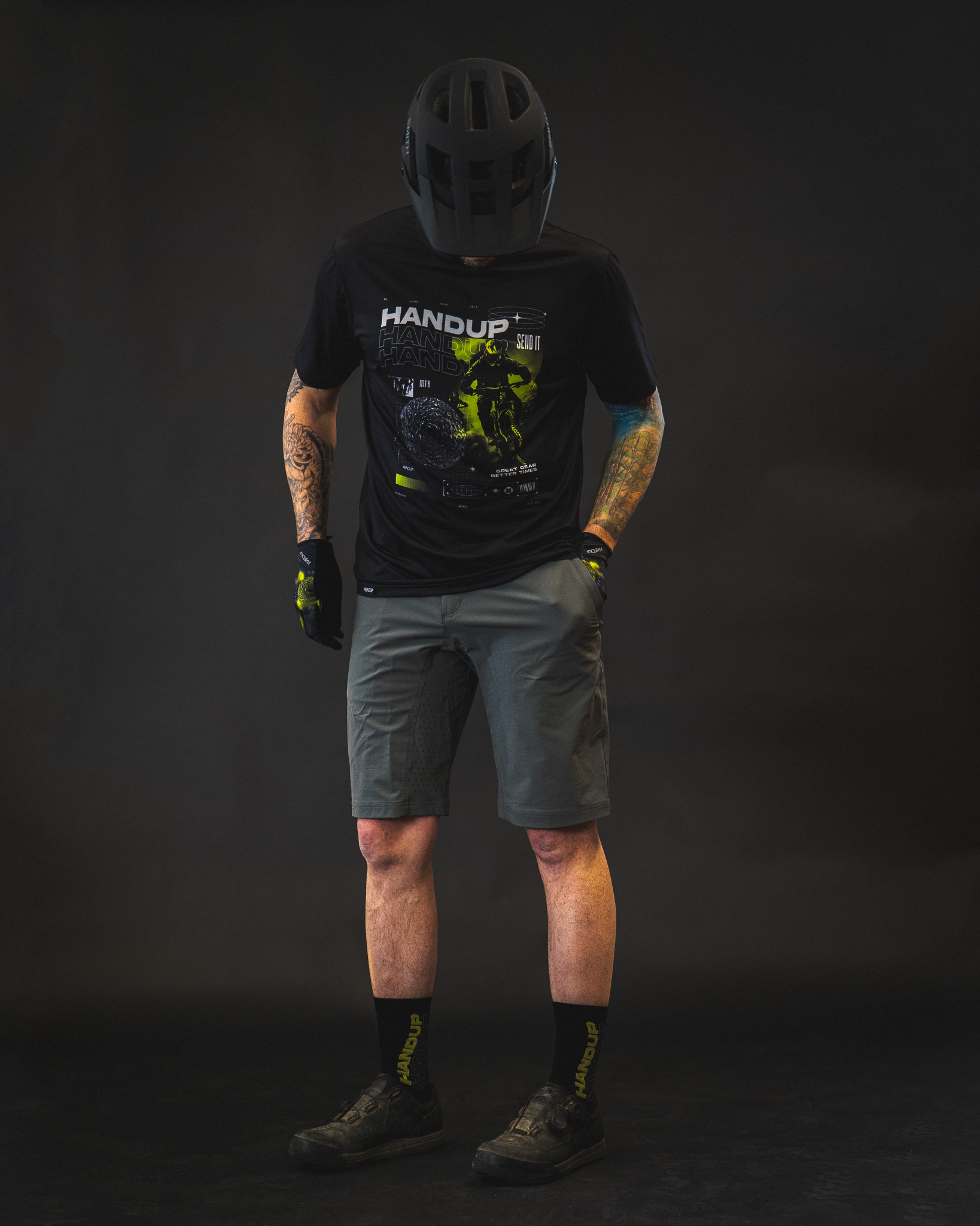 Handup Trail Rambler Short  - Steel Grey