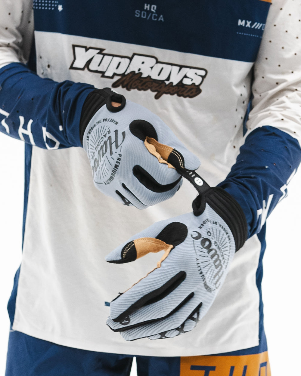 Havoc Gray and Black Gloves