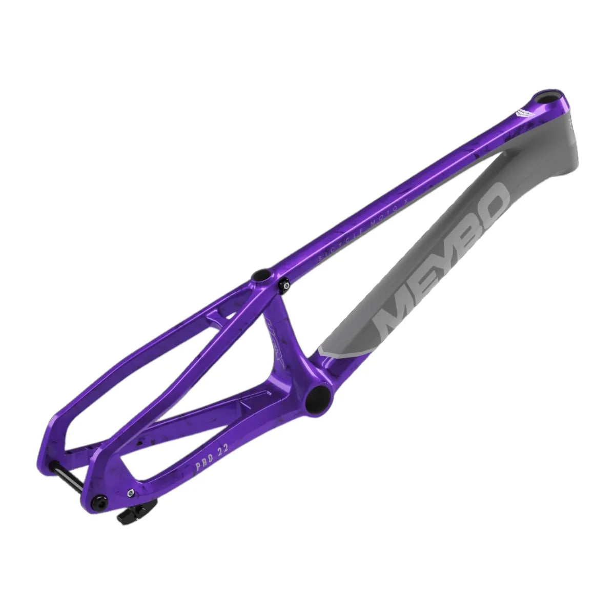 Meybo 2026 HSX Carbon Bmx Race Frame Matte Grey/Grey/Purple