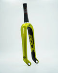 Pride Racing Apex Tapered Carbon BMX Fork-24"x1 1/8-1.5"-Lime