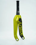 Pride Racing Apex Tapered Carbon BMX Fork-20"x1 1/8-1.5"-Lime