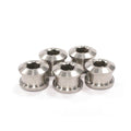 ELEVN 5 PACK CHAINRING BOLTS TITANIUM 6.5X4MM