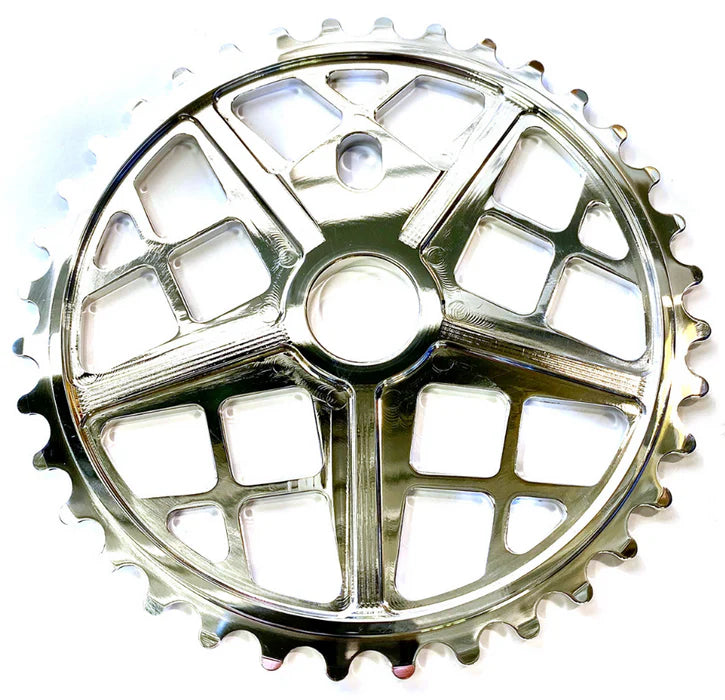 S&M MOTOMAN SPROCKET POLISHED 44T (FOURTY FOUR)