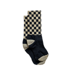 Socks - Checkered Black/Tan