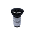 Speedline Parts | 1 1/8" Black Expander Plug and Top Cap